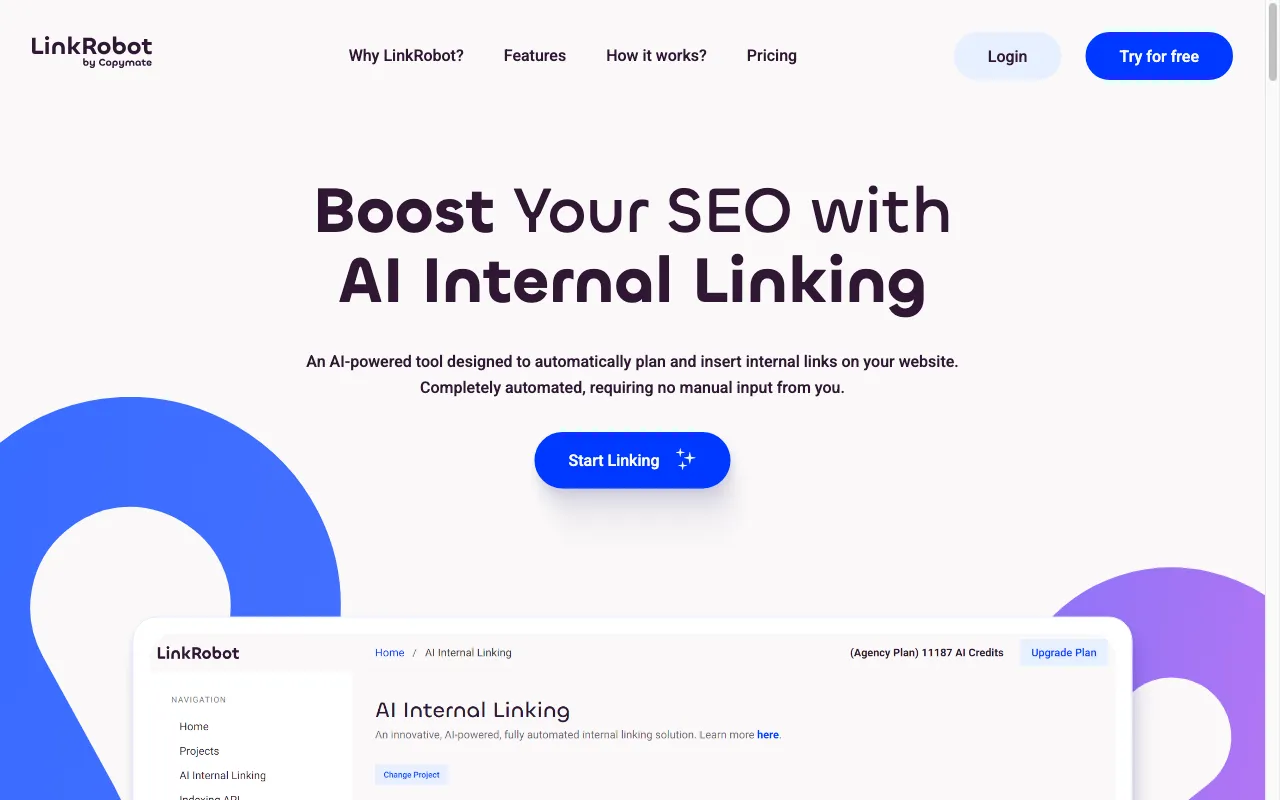 Linkrobot AI — preview screenshot