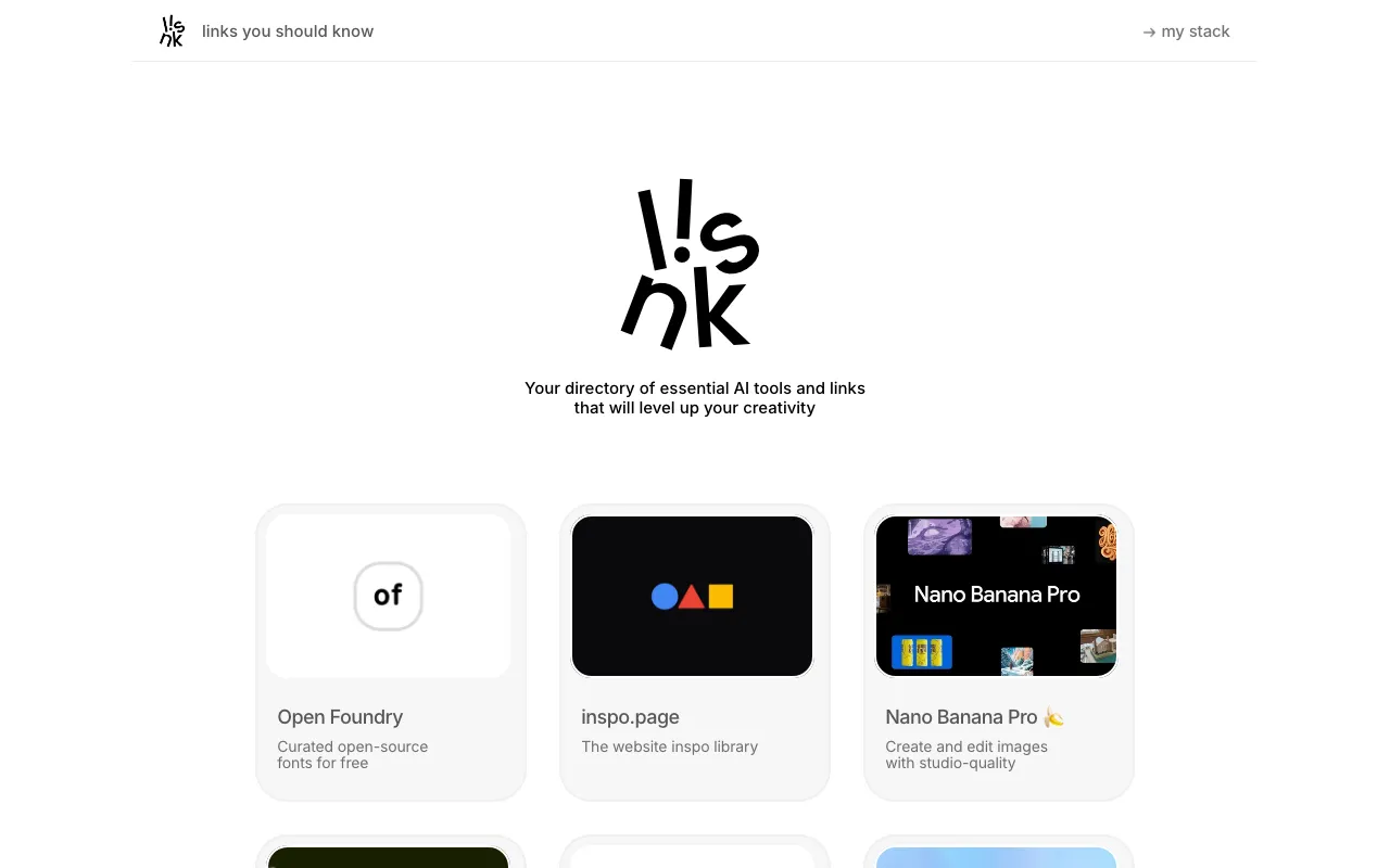 Links You Should Know — preview screenshot