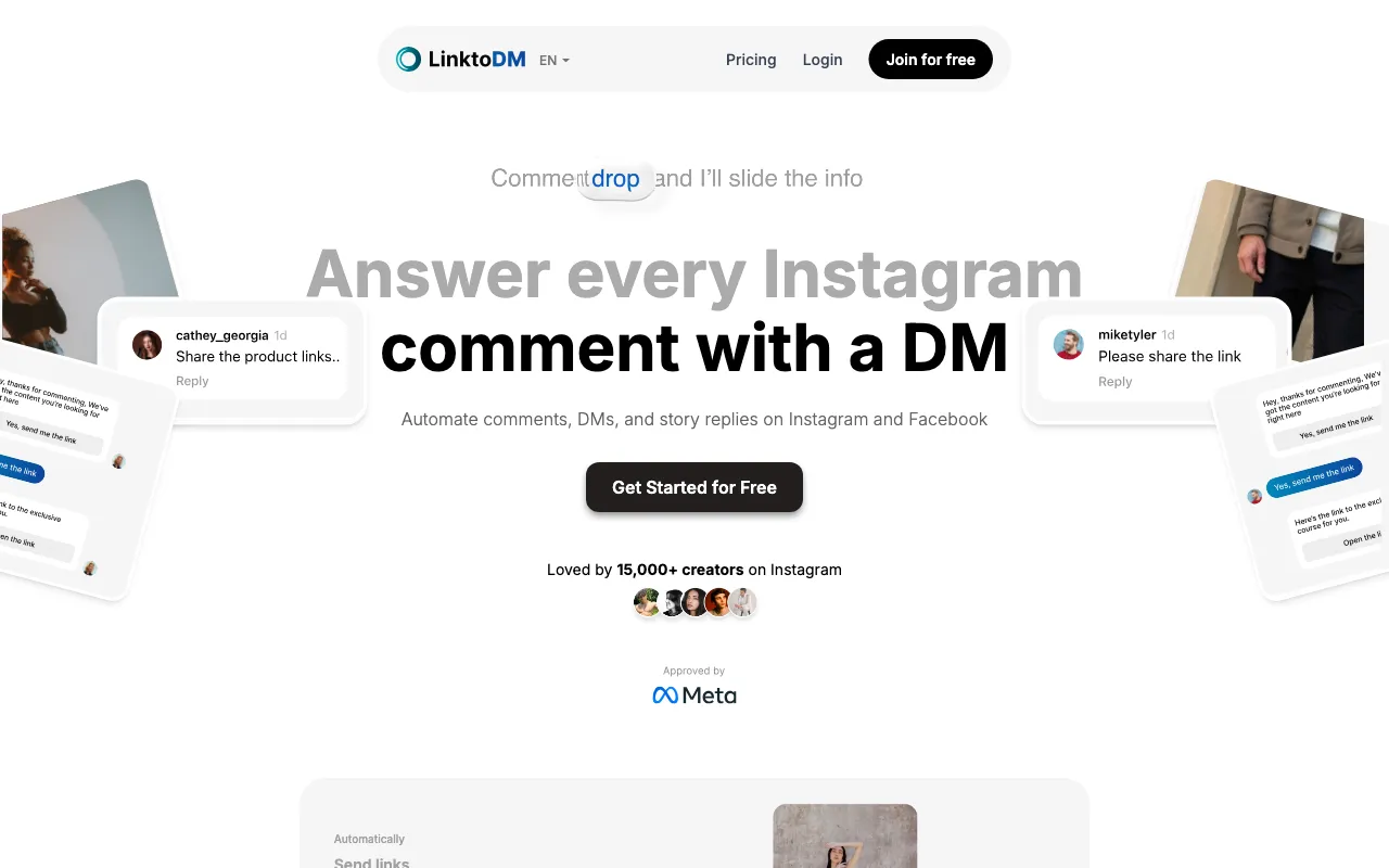 LinktoDM — preview screenshot