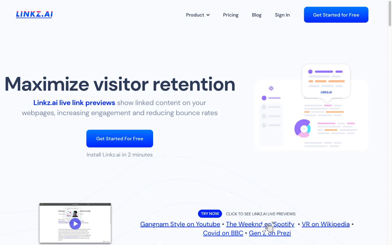 Linkz.ai 2.0 — preview screenshot