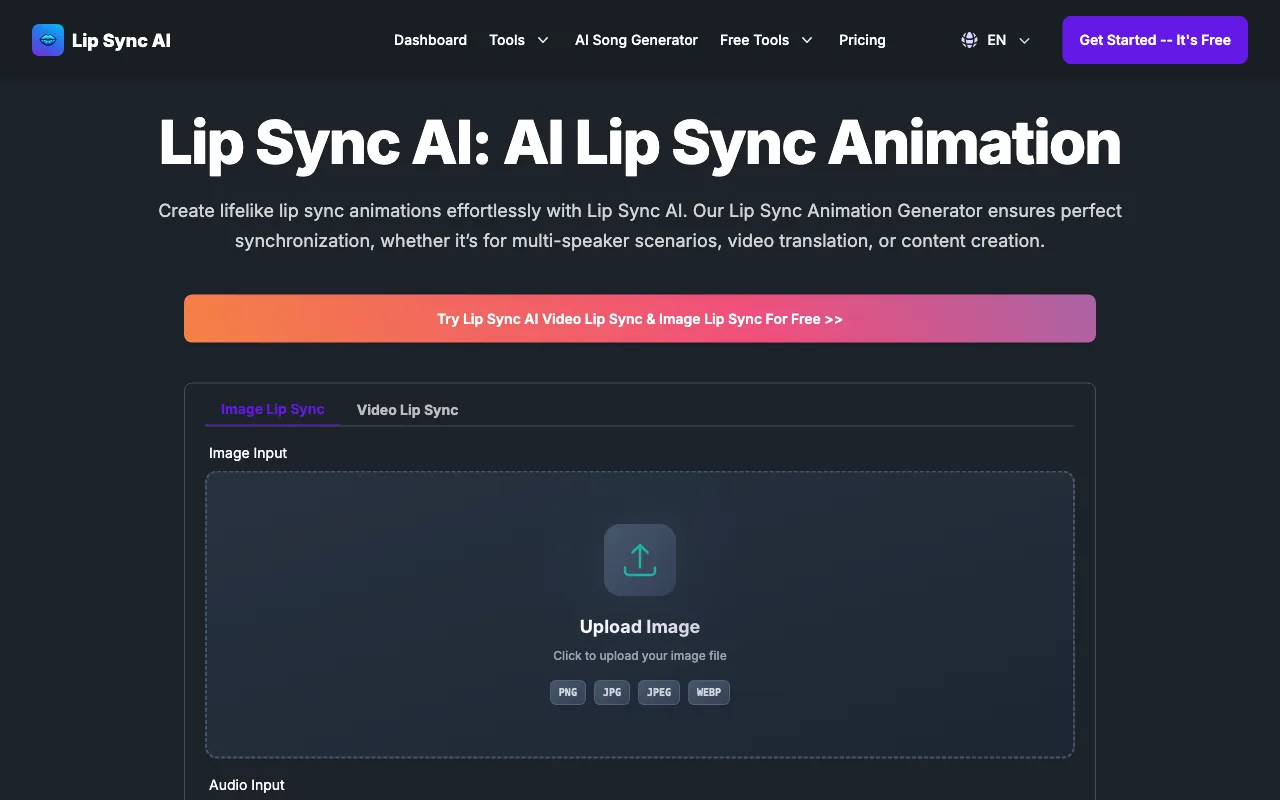 Lip Sync AI — preview screenshot
