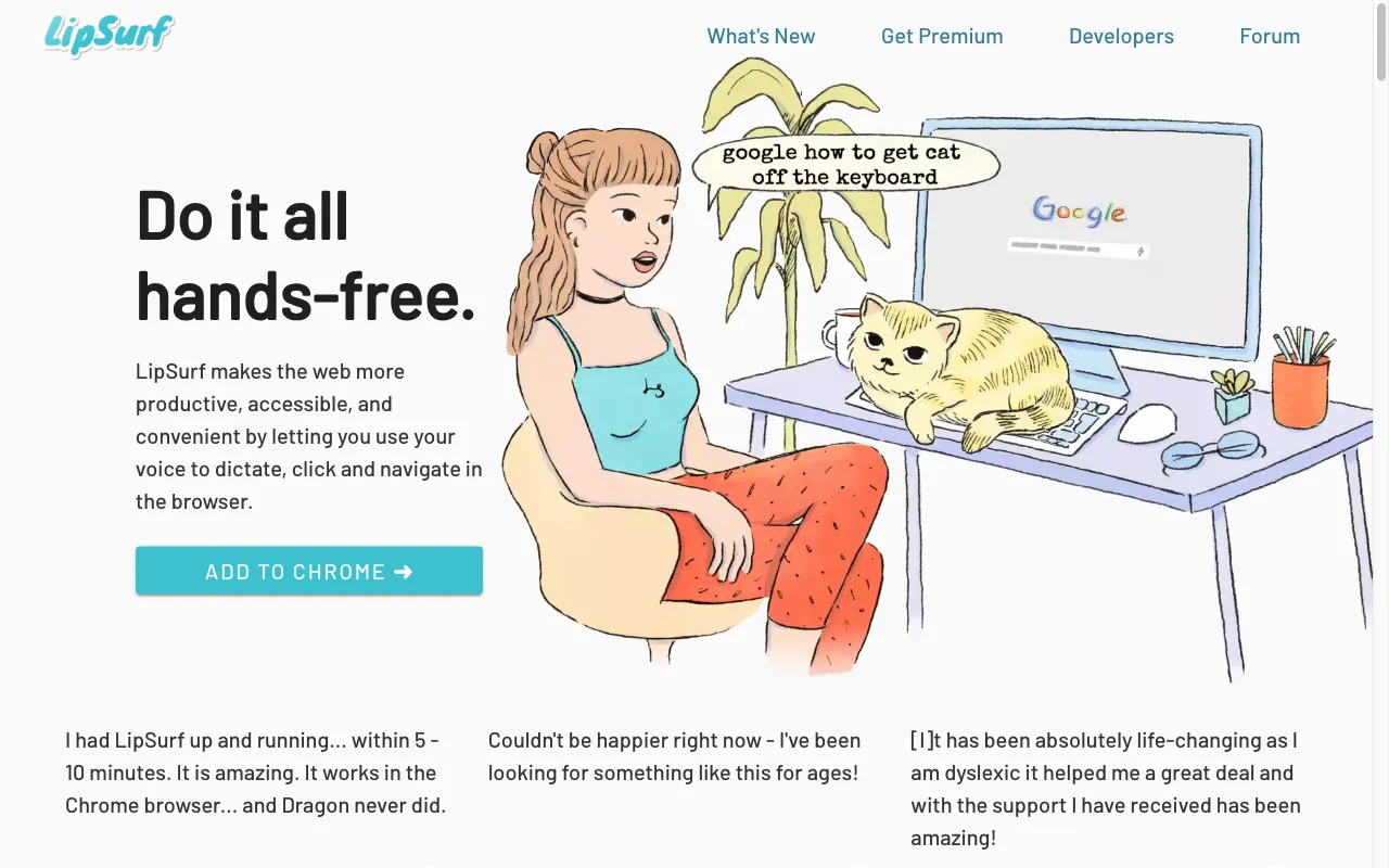 LipSurf — preview screenshot