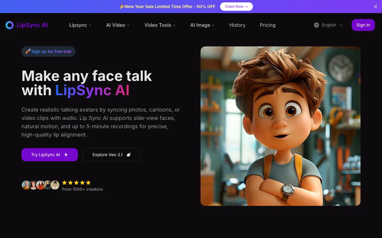 Lipsync AI — preview screenshot