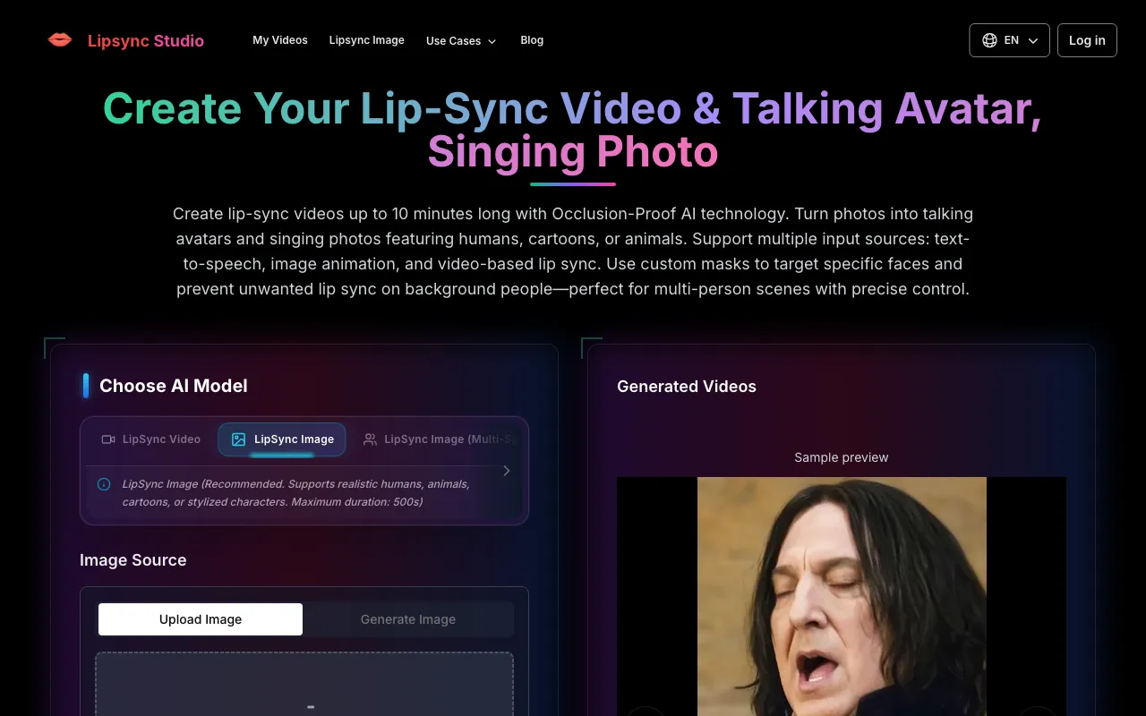 LipSync Studio — preview screenshot