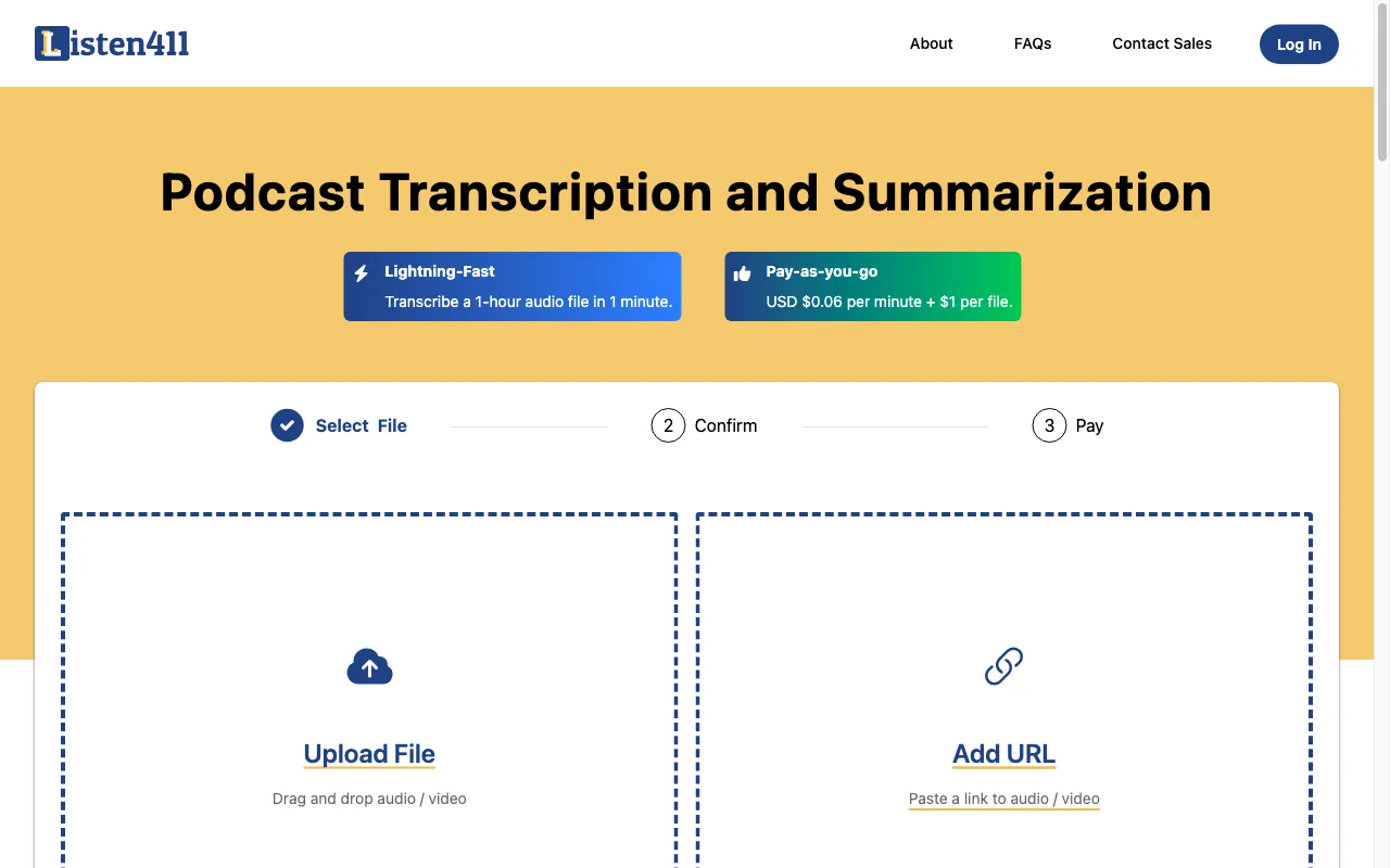 listen411.com — preview screenshot