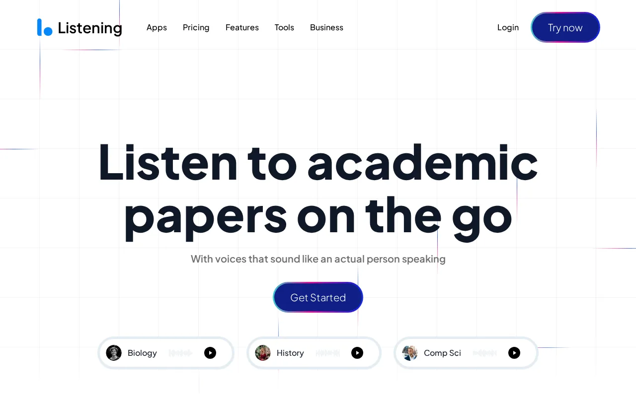 Listening — preview screenshot