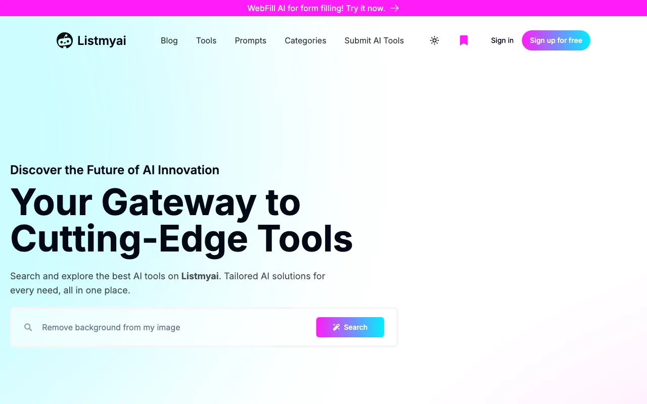 Listmyai — preview screenshot