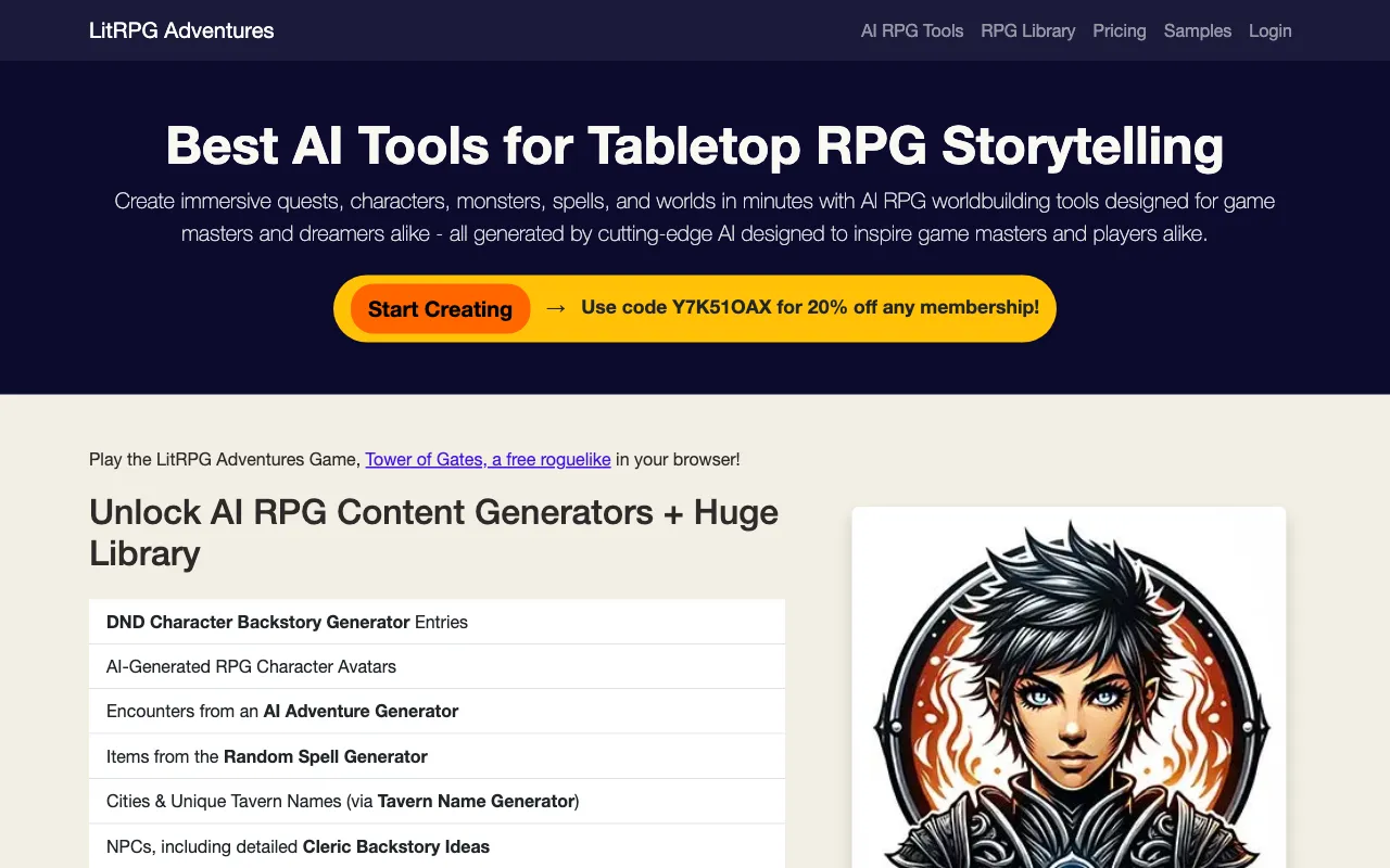 LitRPG Adventures — preview screenshot