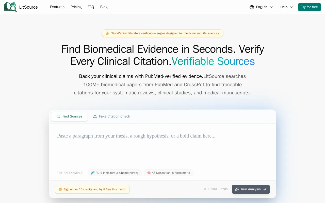 LitSource — preview screenshot