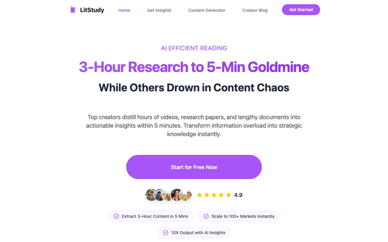 LitStudy AI — preview screenshot