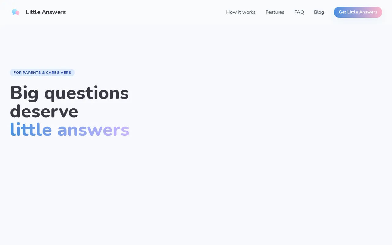 Little Answers — pricing page