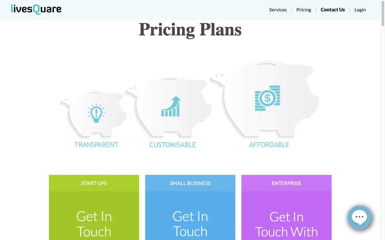 Live Square — pricing page