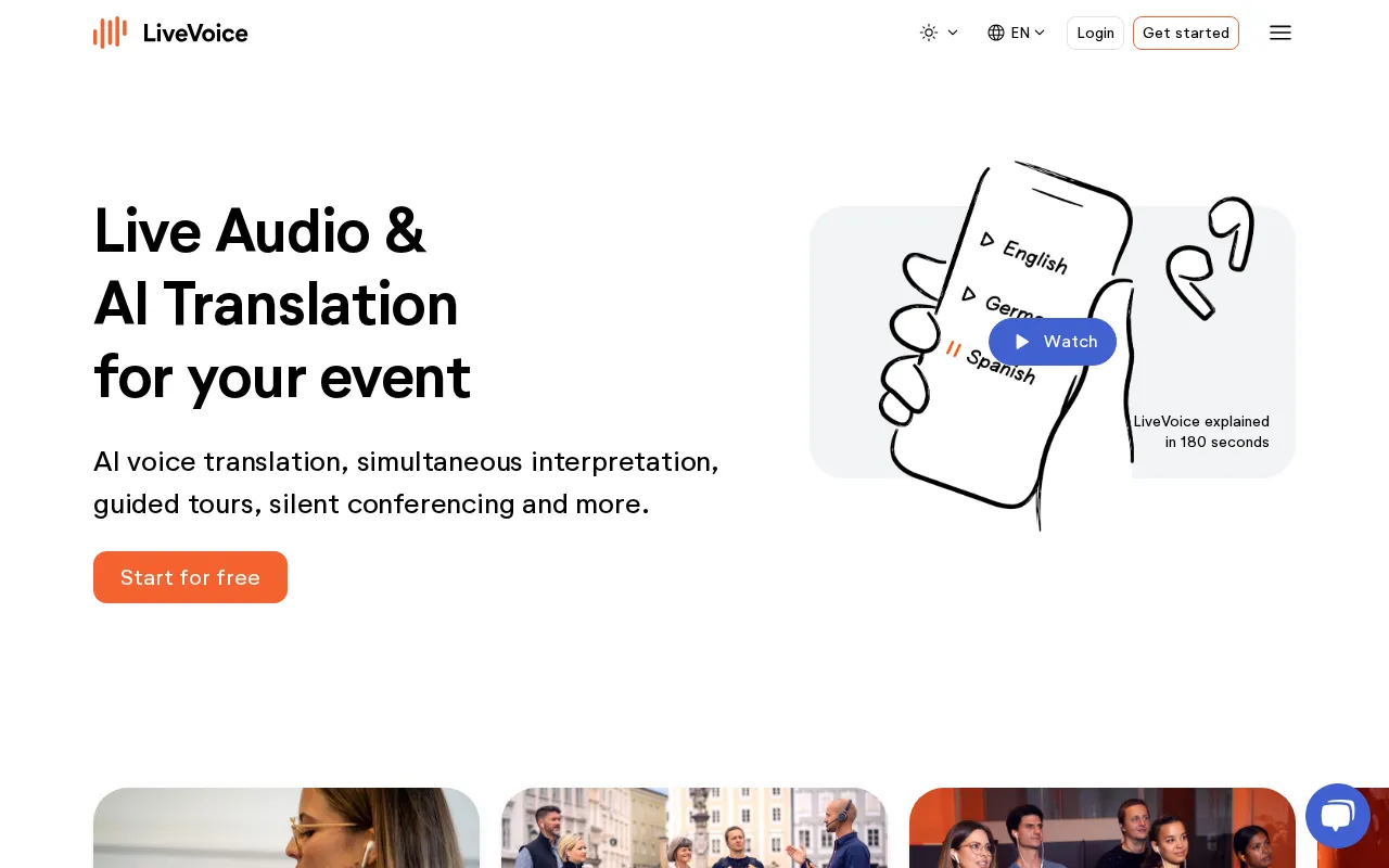 LiveVoice — preview screenshot