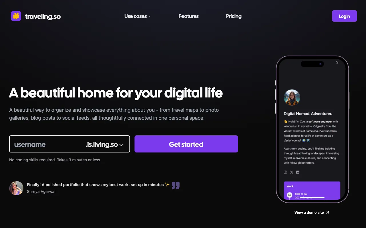 living.so — preview screenshot