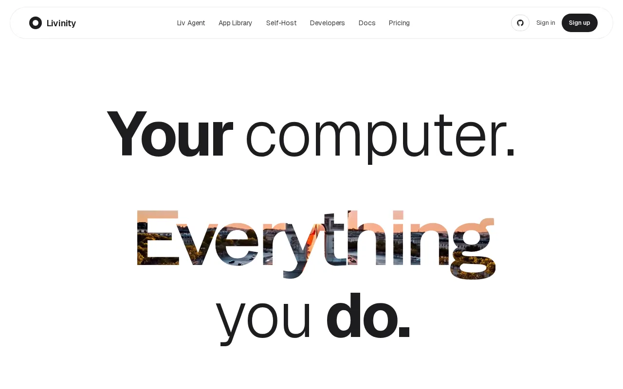 Livinity — preview screenshot