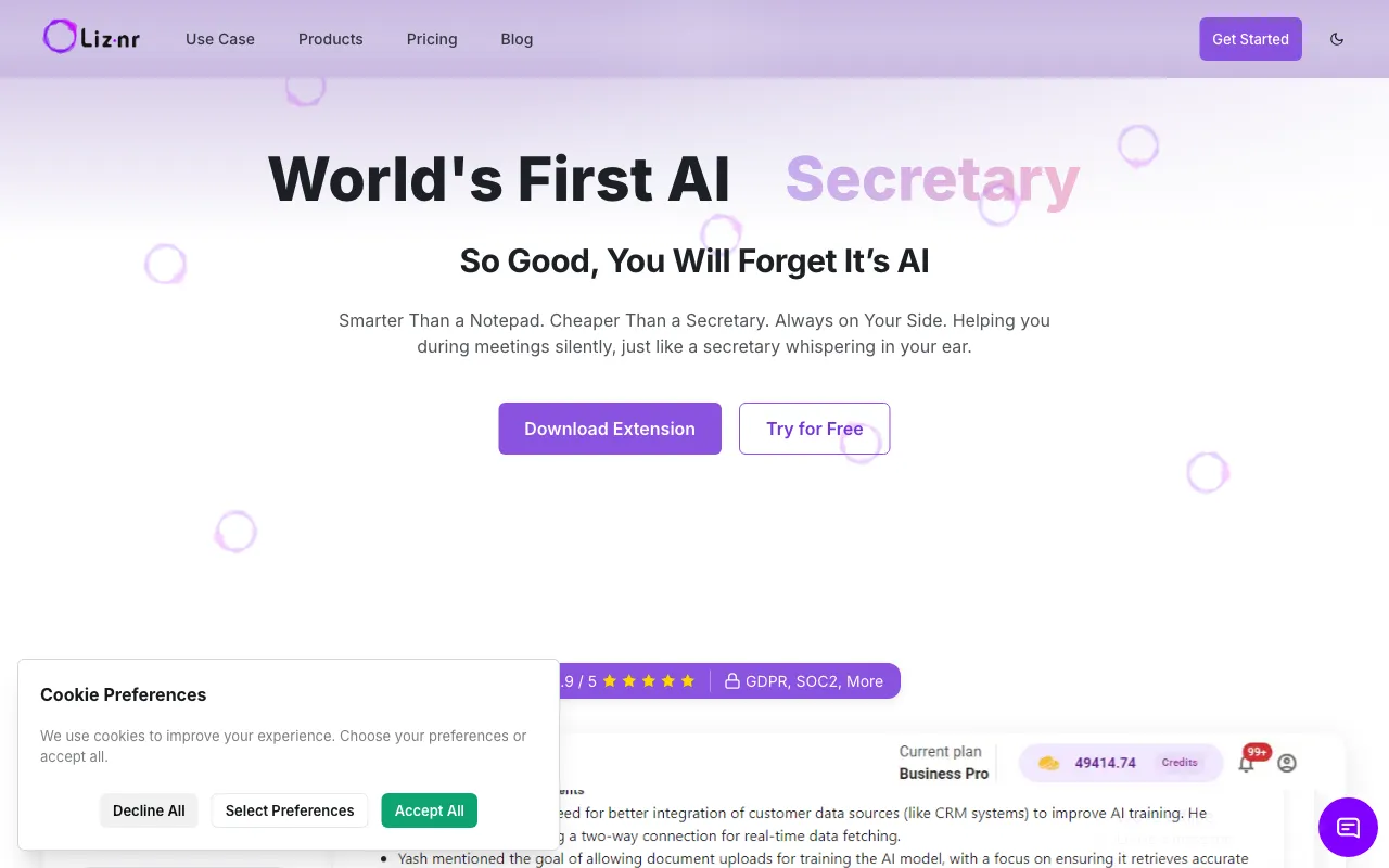 Liznr — preview screenshot