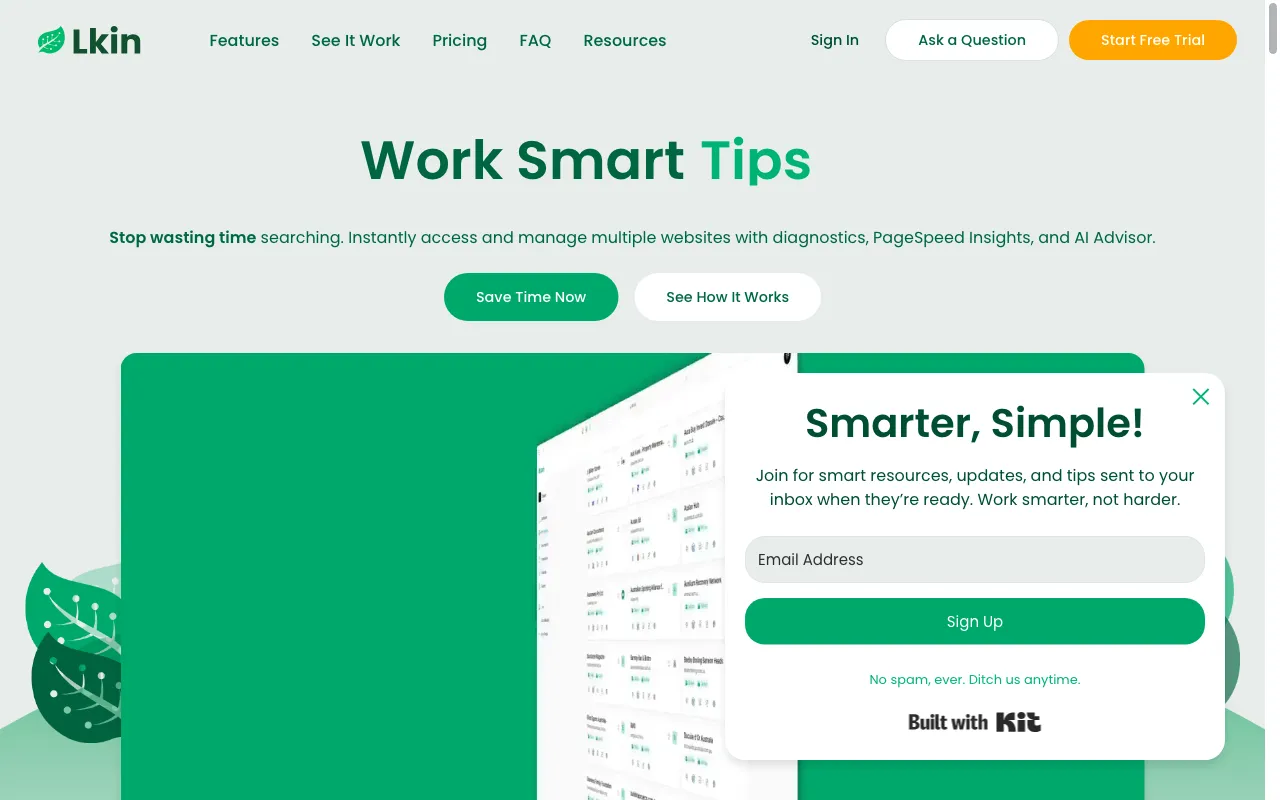 Lkin — preview screenshot