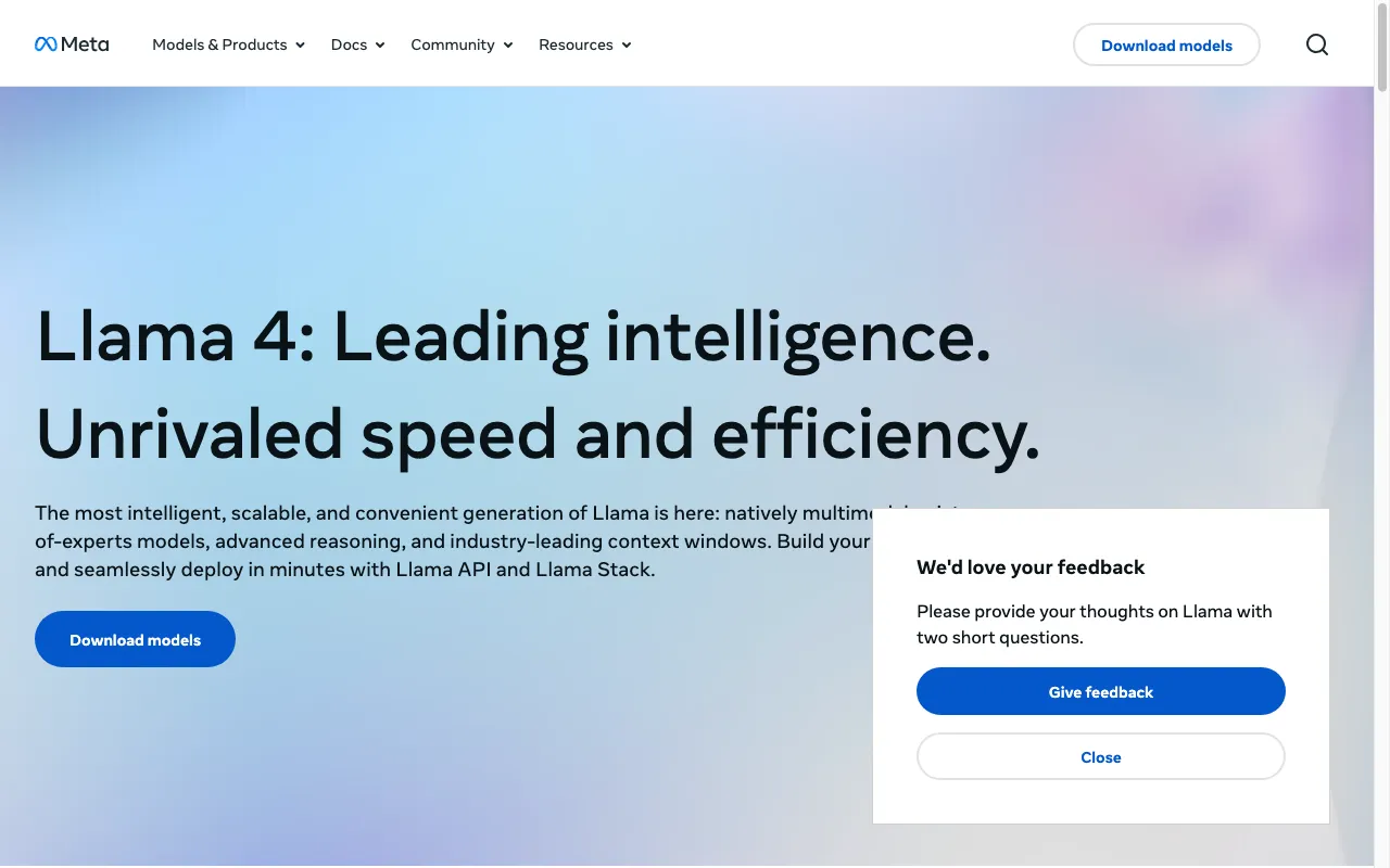 Llama — preview screenshot
