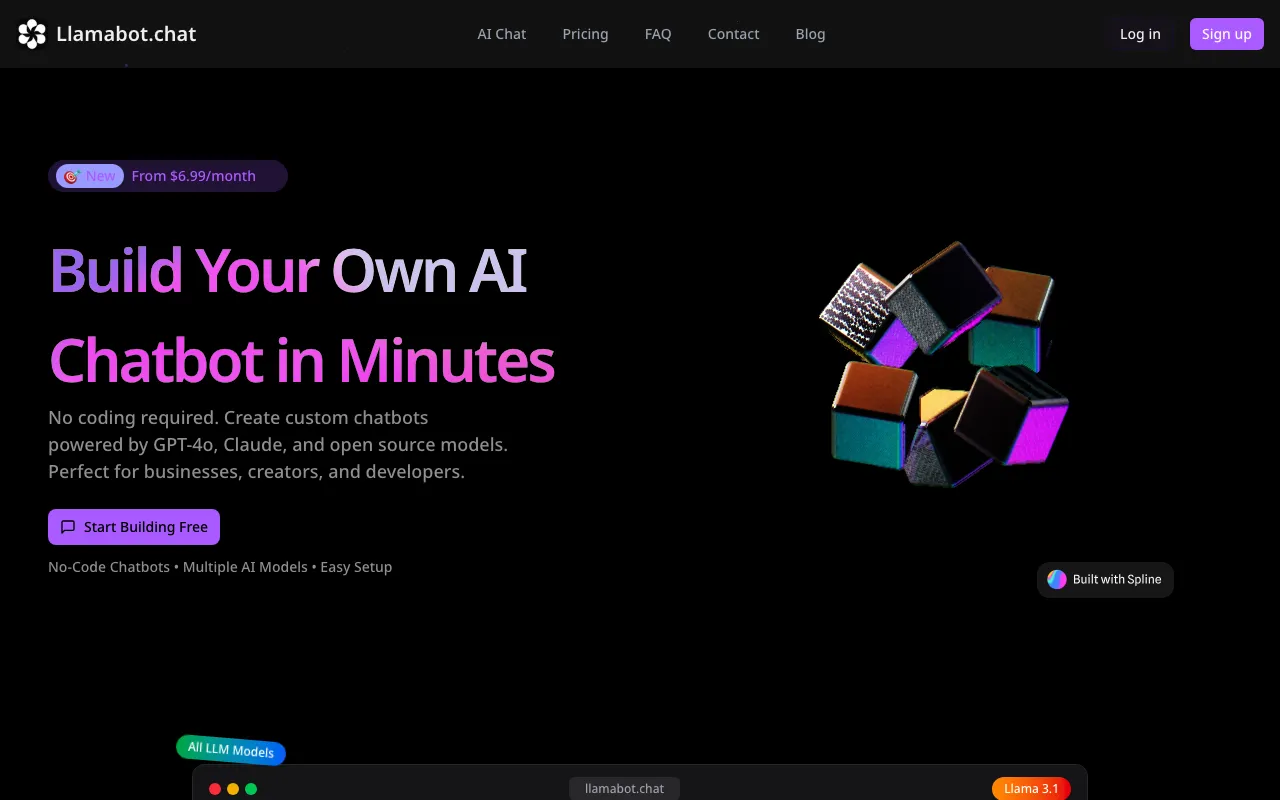 LLAMABOT — preview screenshot