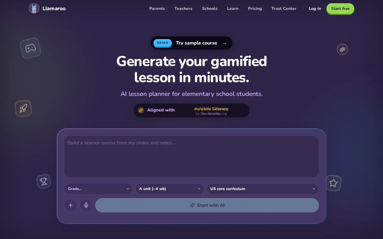 Llamaroo — preview screenshot