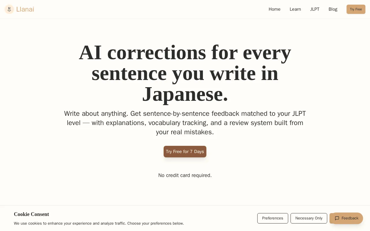 Llanai — preview screenshot