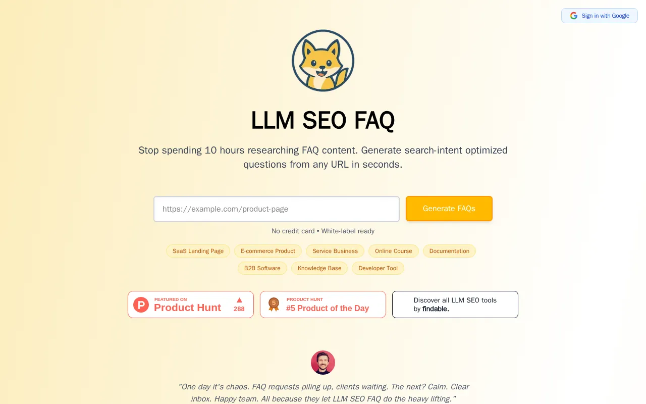 findable — preview screenshot