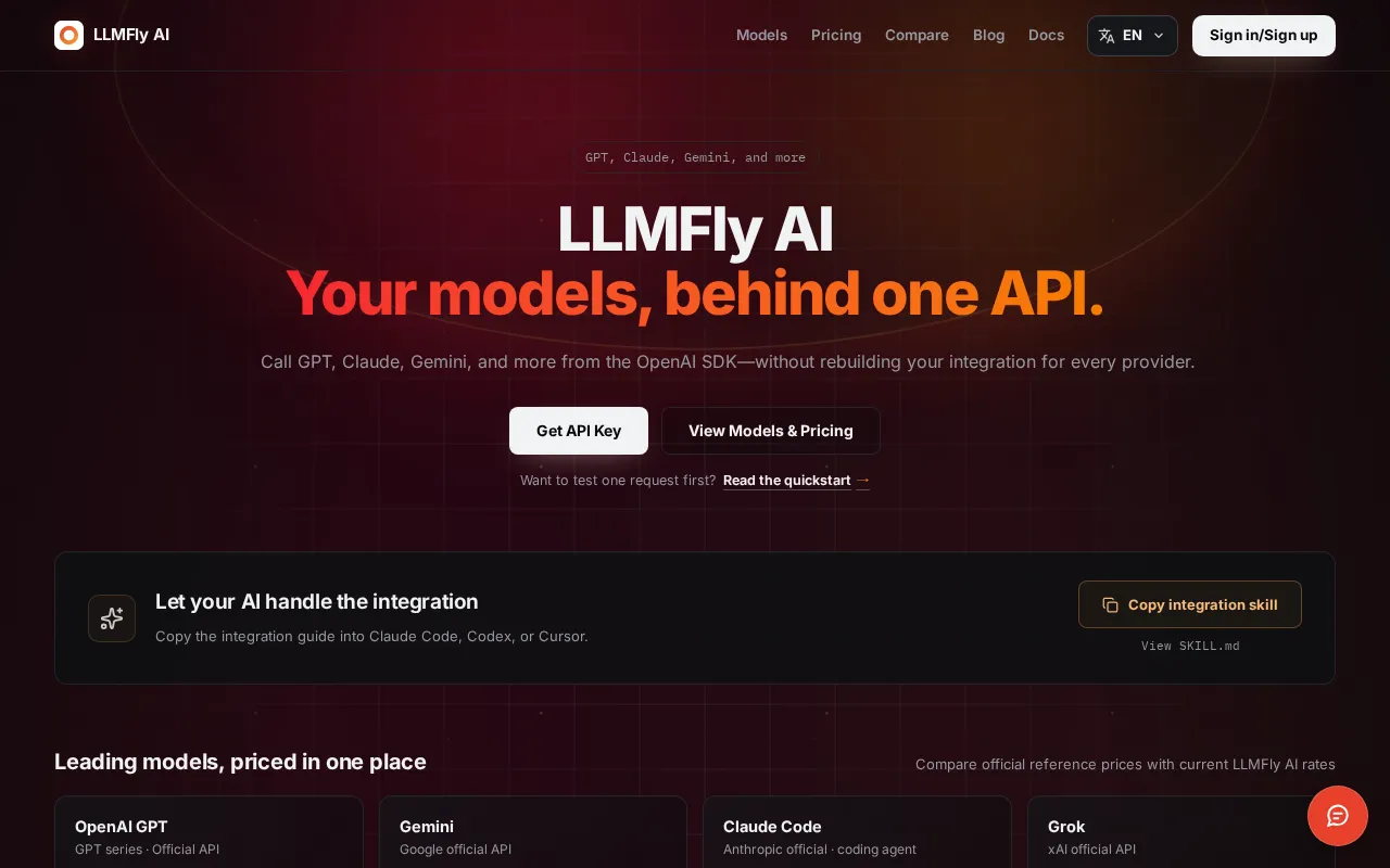 LLMFly AI — preview screenshot