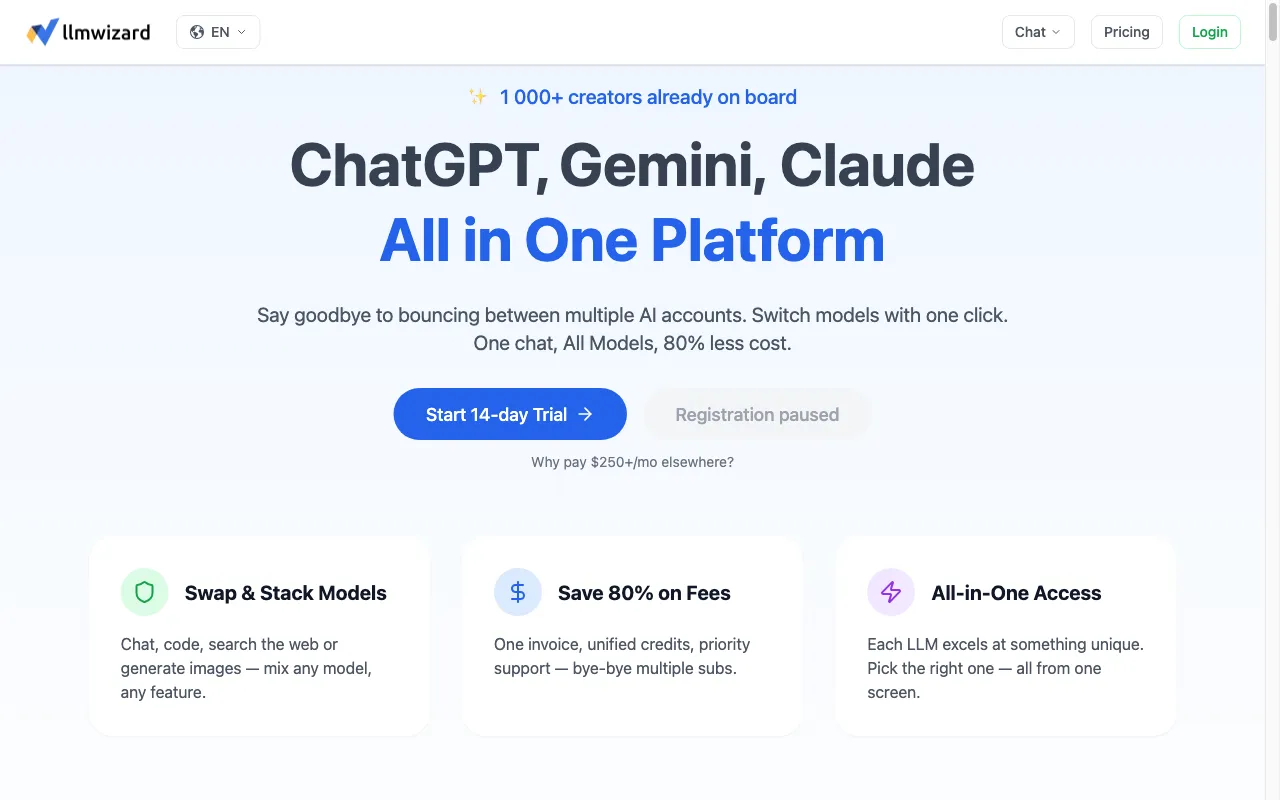 LLMWizard — preview screenshot