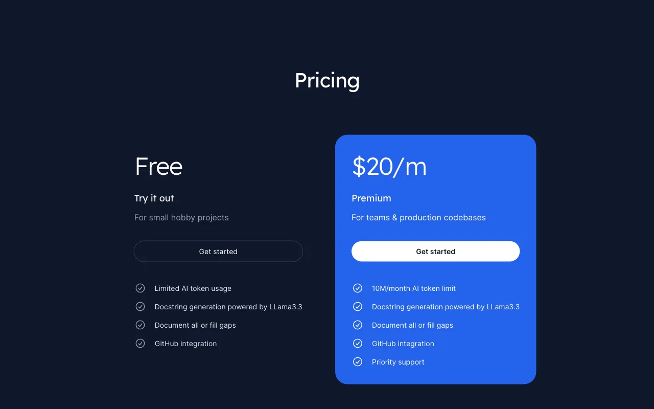 lluminy — pricing page