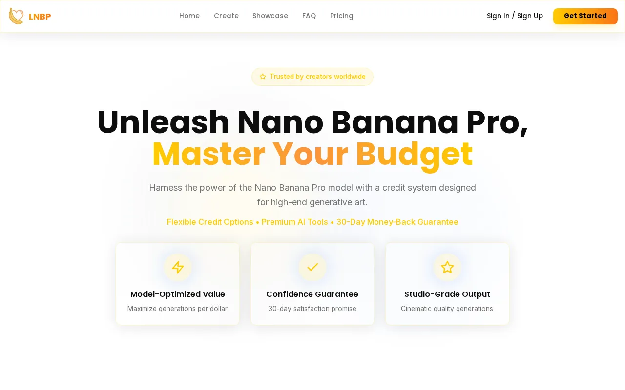LNBP — pricing page