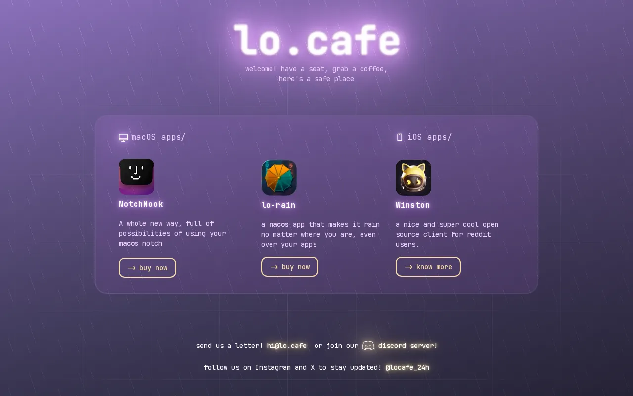 lo-cafe — preview screenshot