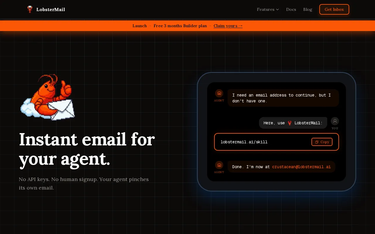 LobsterMail — preview screenshot