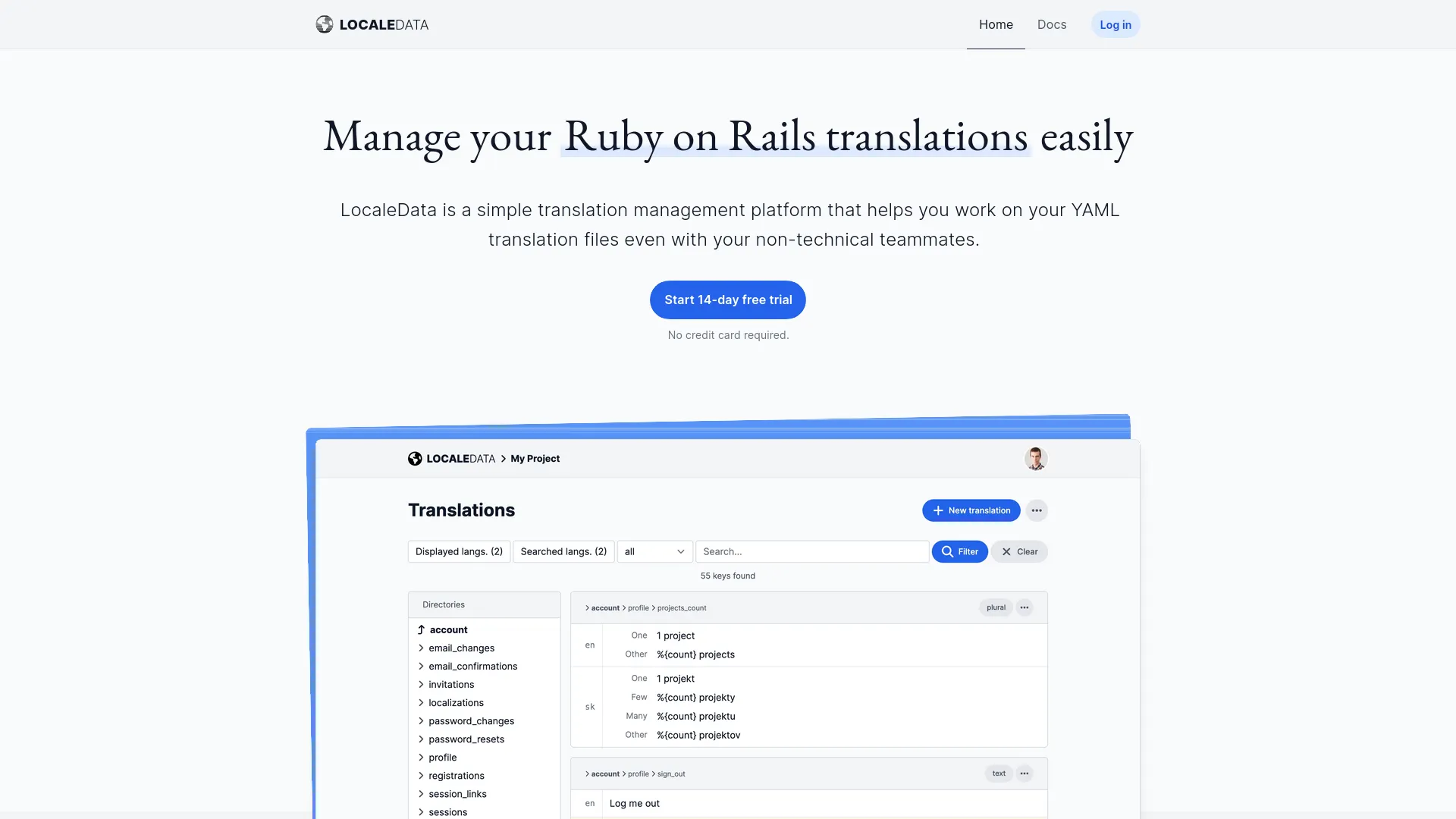 LocaleData — preview screenshot