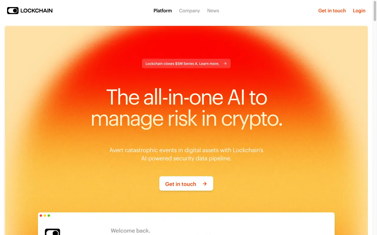 Lockchain.ai — preview screenshot