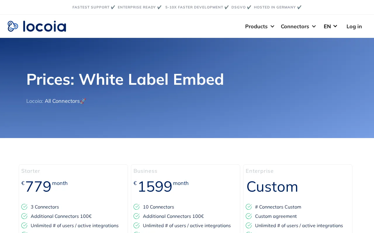 Locoia — pricing page