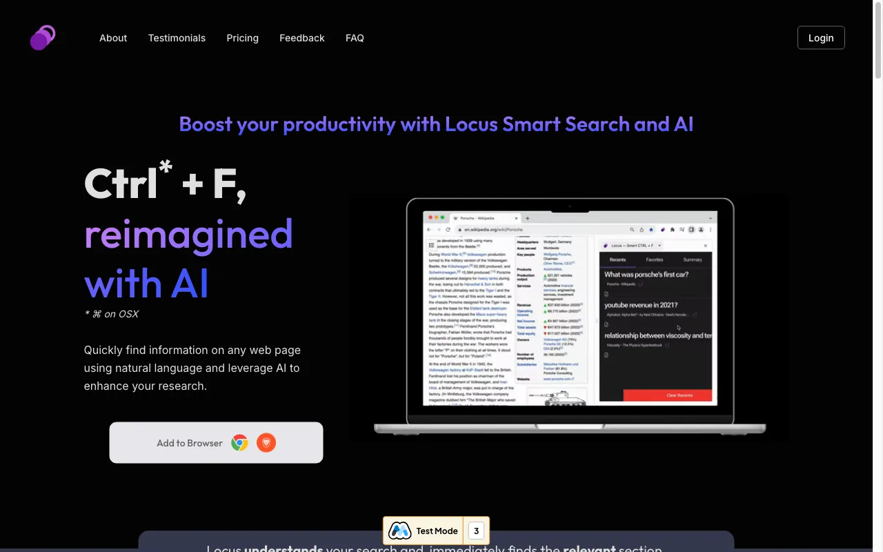 Locus — preview screenshot