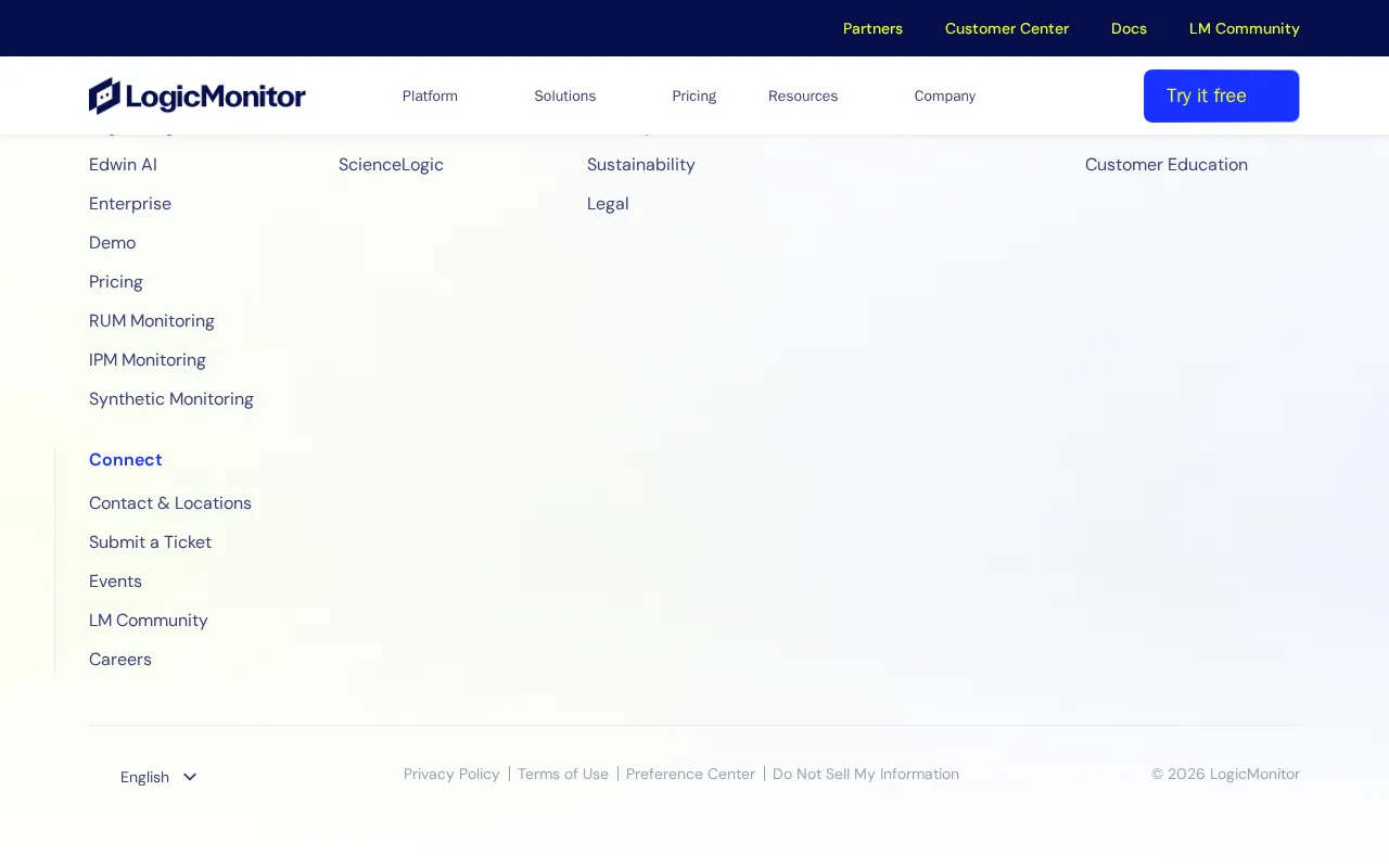 LogicMonitor — preview screenshot