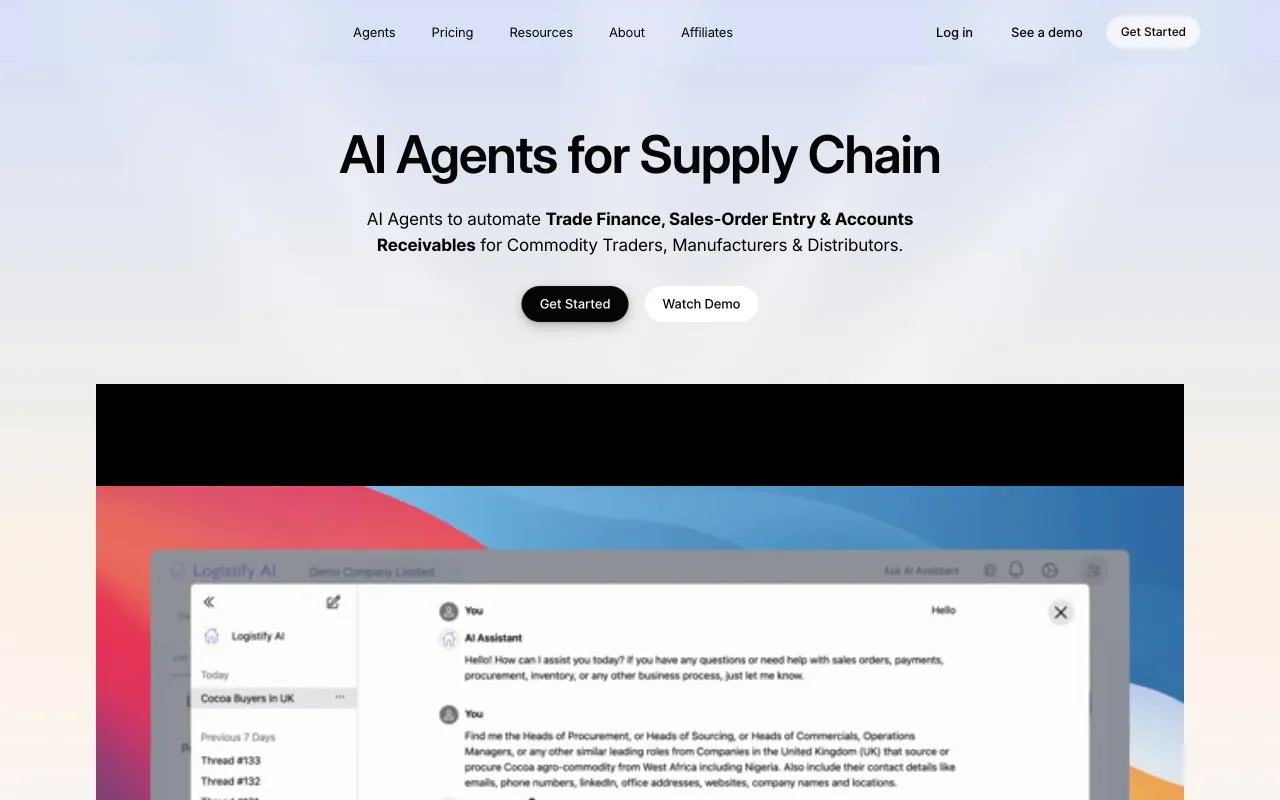 Logistify AI — preview screenshot