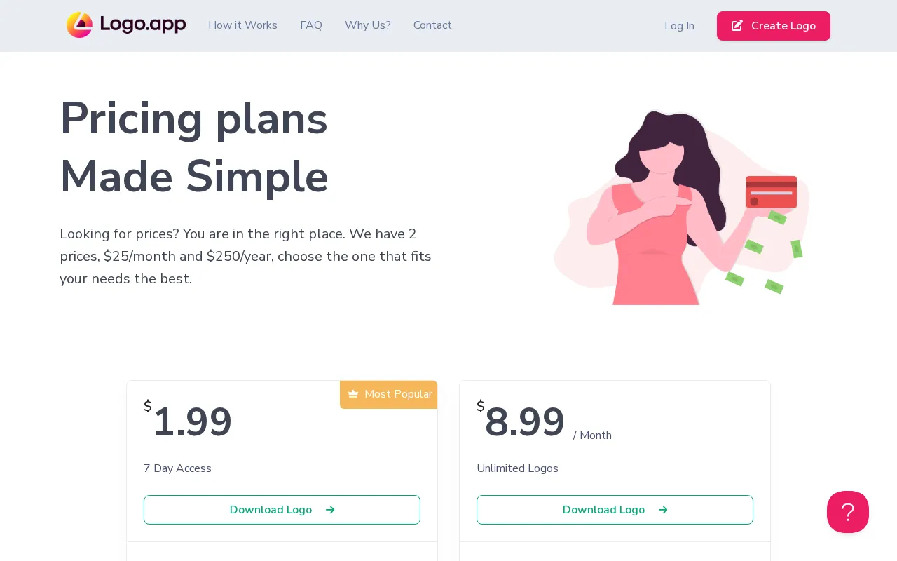 Logo — pricing page