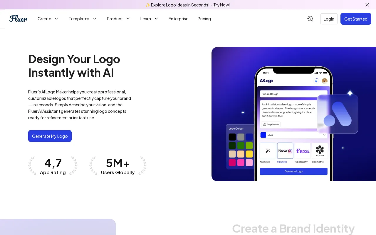 Logo Maker by Fluer — preview screenshot