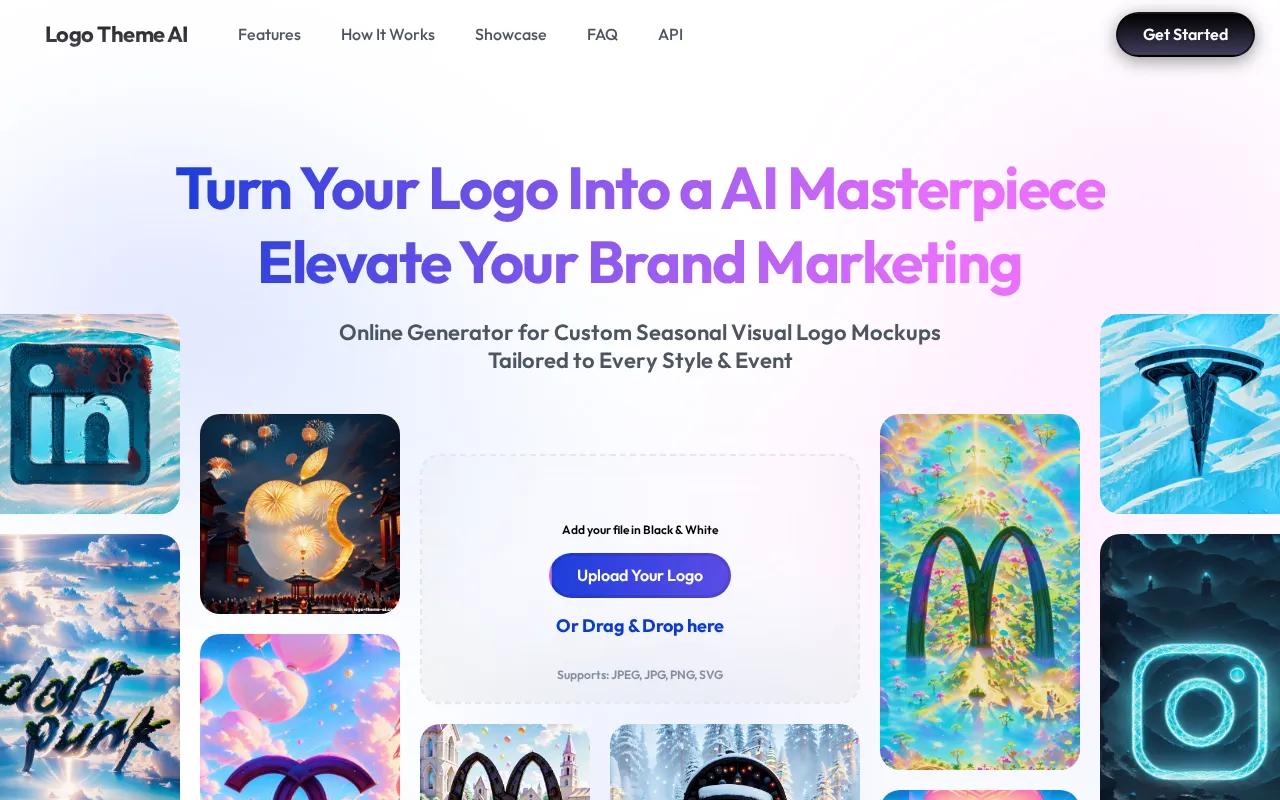 Logo Theme AI — preview screenshot