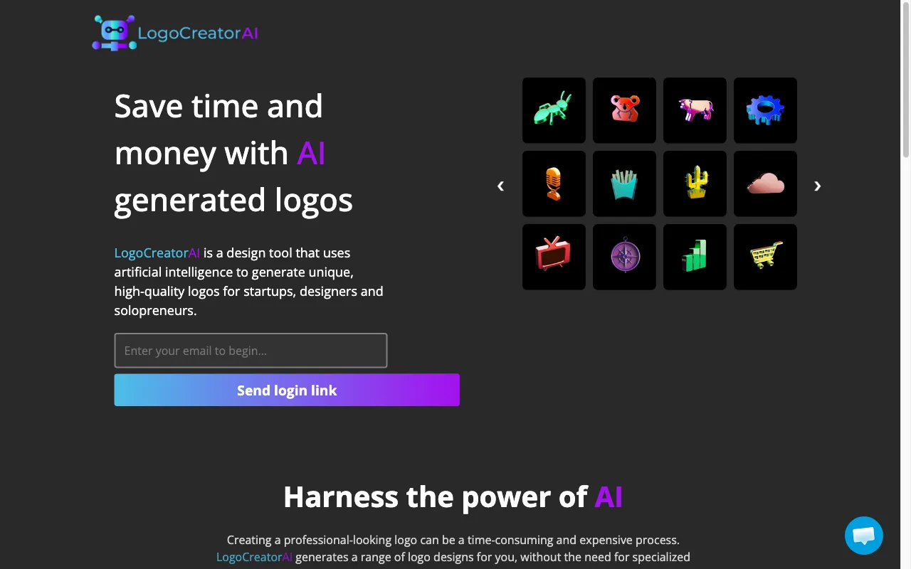 LogoCreatorAI — preview screenshot