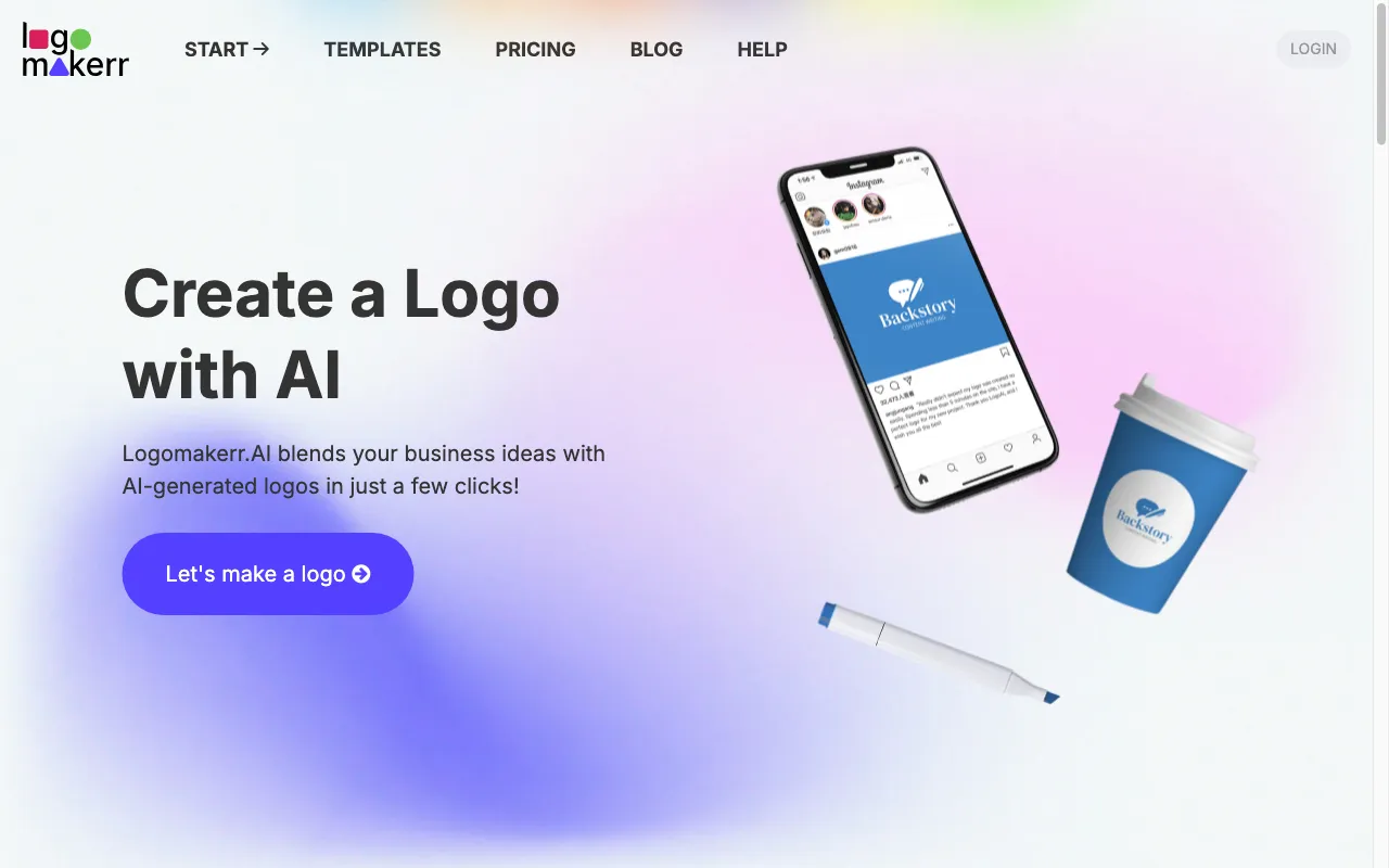 Logomakerr.ai — preview screenshot