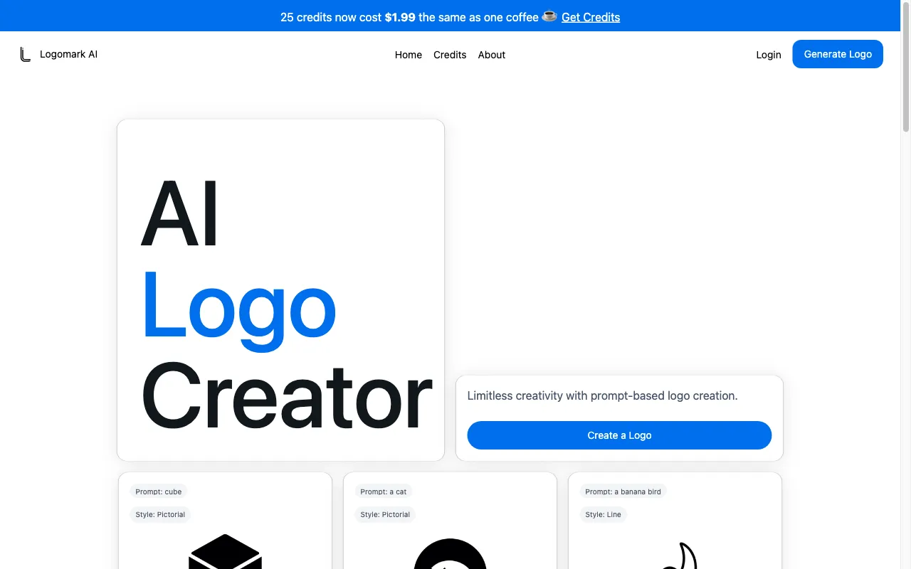 Logomark AI — preview screenshot