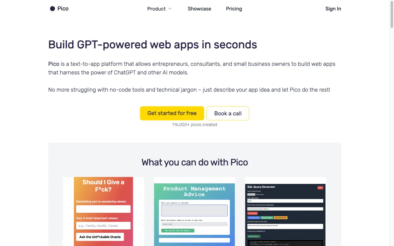 Pico — preview screenshot