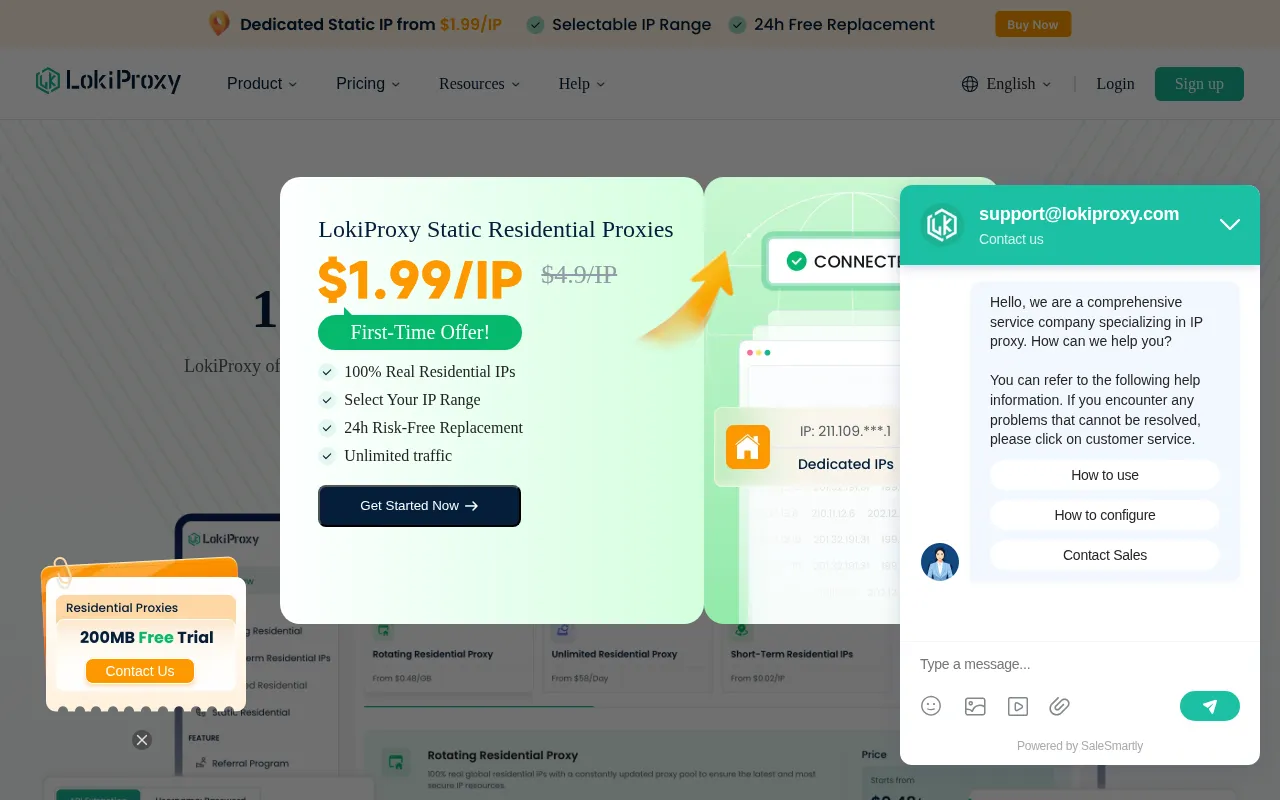 LokiProxy — preview screenshot