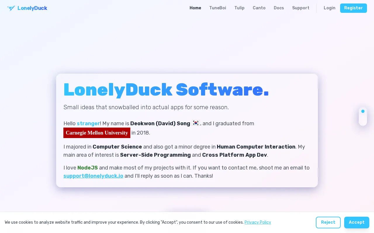 LonelyDuck — preview screenshot