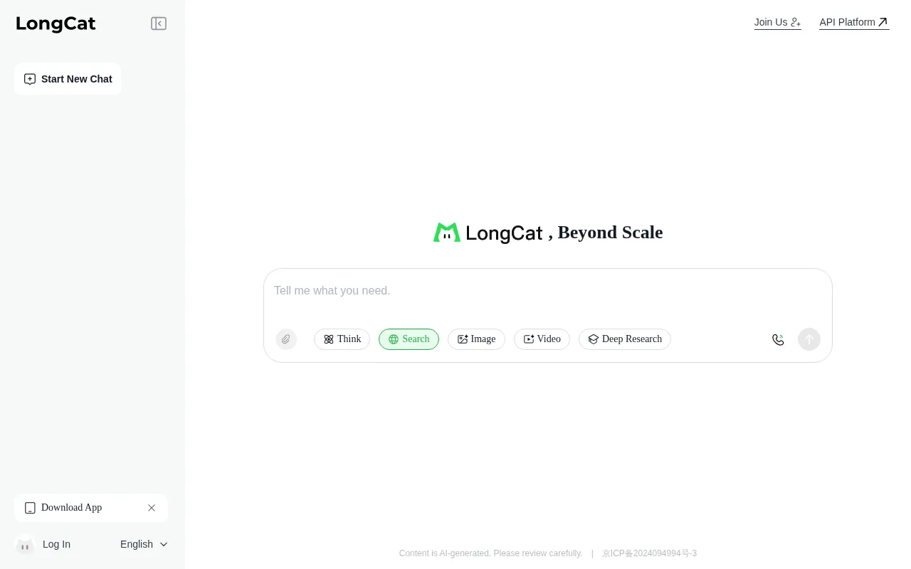 LongCat — preview screenshot
