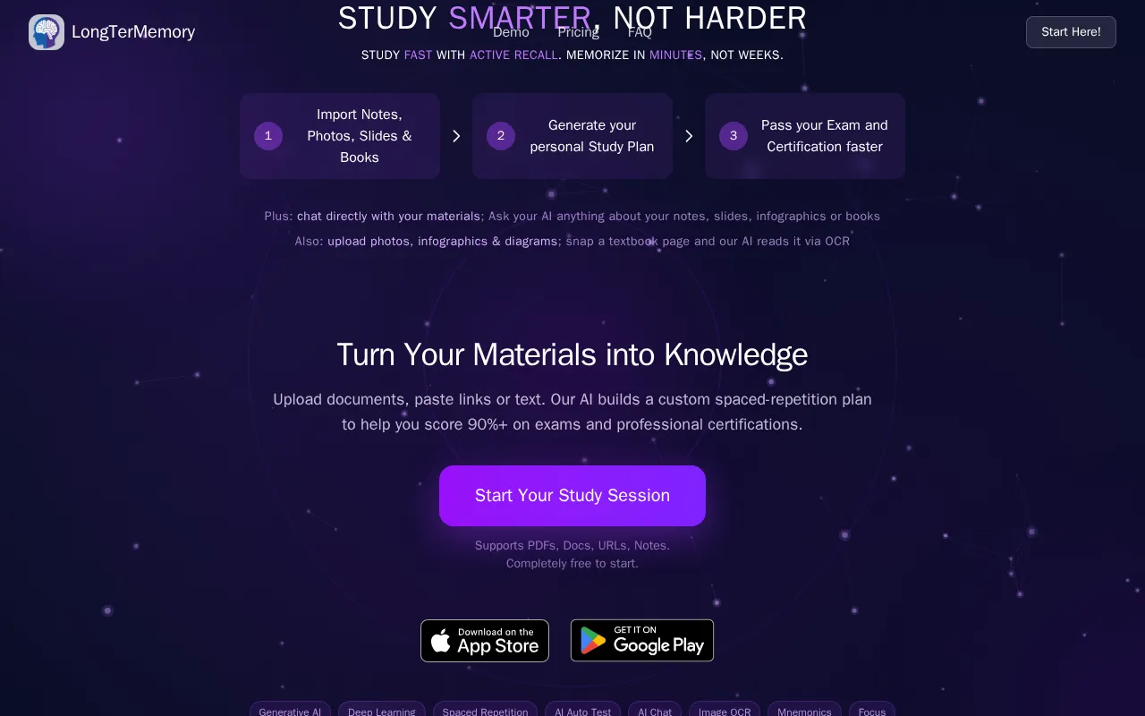 LongTerMemory — preview screenshot