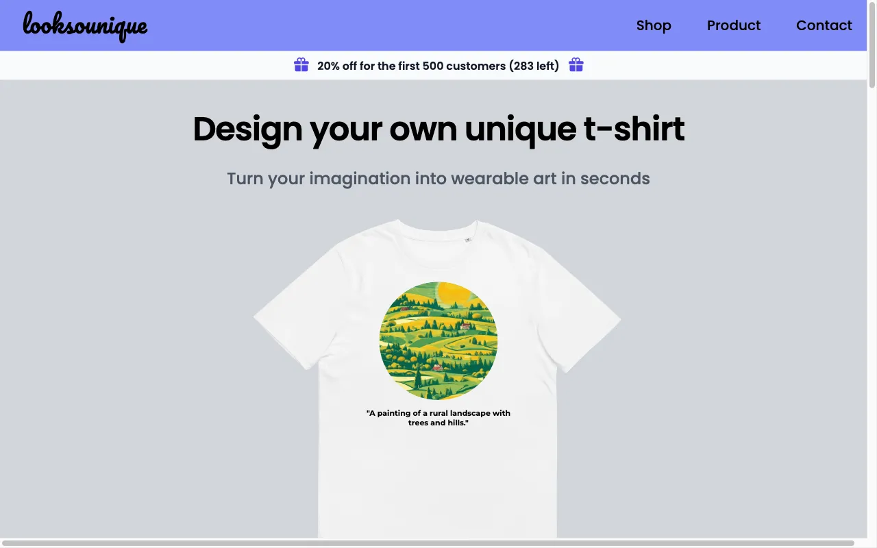 looksounique.com — preview screenshot